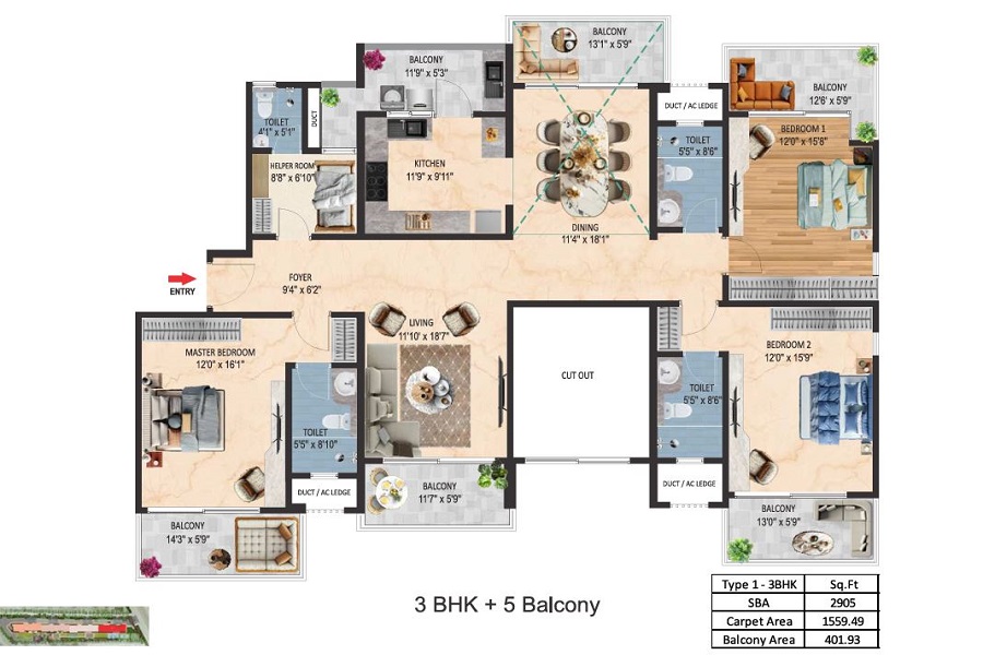 Typecal Floor Plan