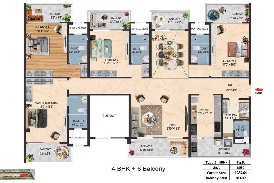 Typecal Floor Plan